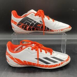 Adidas Mens X Speedportal Messi 4 GW8400 White Soccer Cleats Shoes Size 6